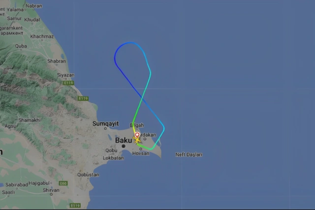 Bakıdan Mineralnıye Vodı istiqamətində uçan AZAL təyyarəsi GERİ QAYITDI