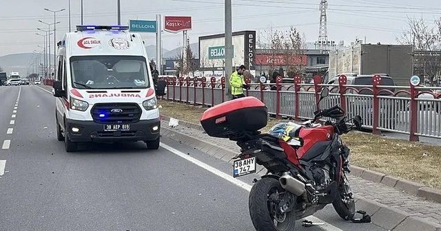 Kayseri'de feci motosiklet kazası: 2 ağır yaralı