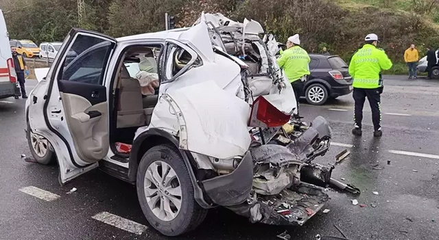 Ordu'da feci kaza: 6 kişi yaralanarak hastaneye kaldırıldı