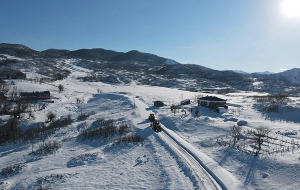 Tunceli'de kar nedeniyle 222 köy yolu ulaşıma kapandı