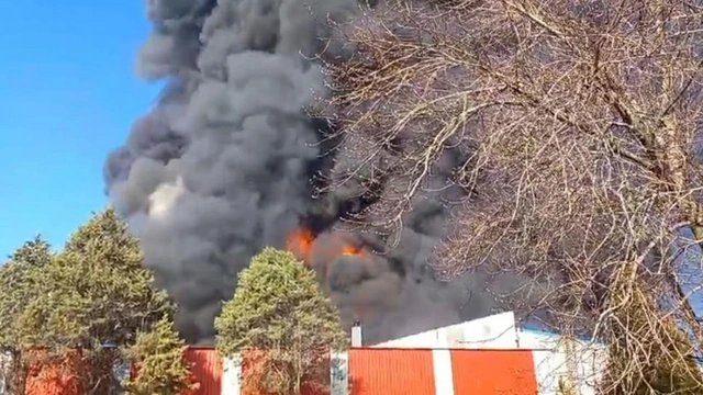 Kırklareli'nde fabrika yangını