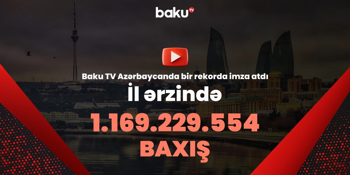 "Baku TV" rekord baxış sayı ilə liderdir