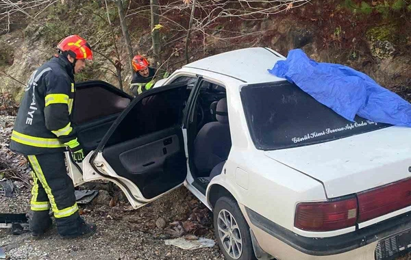 Denizli'de feci kaza: Kontrolden çıkan otomobil ağaca çarptı, 3 yaralı var