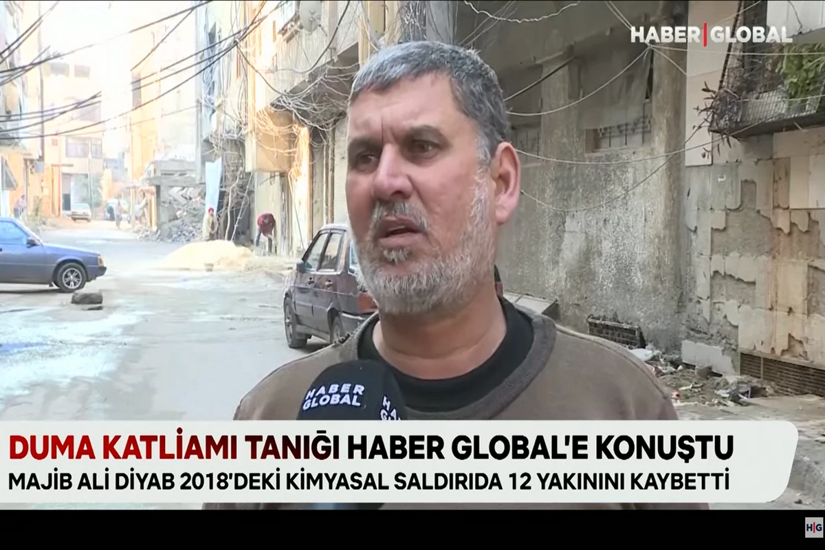 Duma qətliamının şahidi Əsədin zülmünü "Haber Global"a danışdı: "Dəriləri soyuldu, hamısı ölmüşdü"