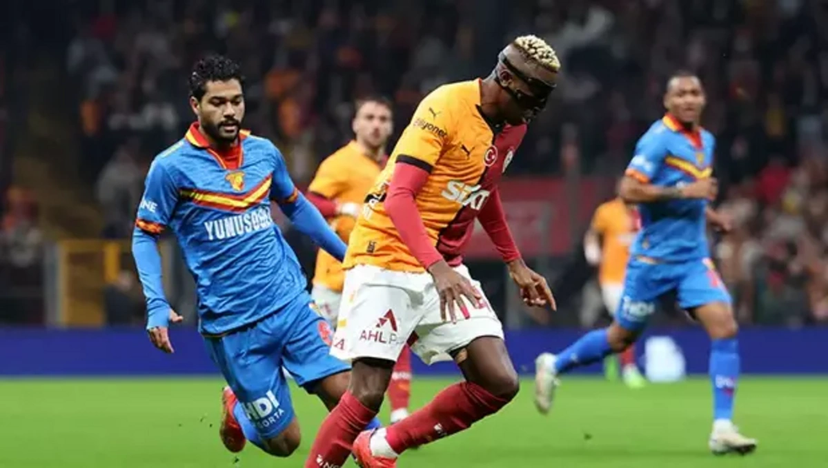 Galatasaray, Göztepe maçından galip ayrıldı