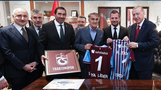 Trabzonspor'dan Türkiye Cumhurbaşkanı Erdoğan'a teşekkür mesajı