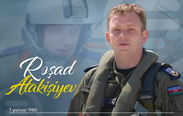 Şehit pilot Reşad Atakişiyev'in doğum günü