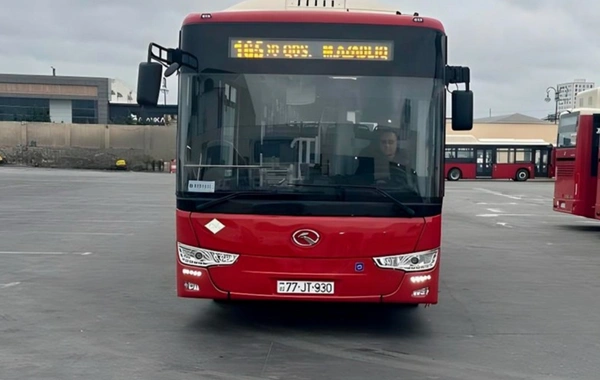 AYNA: Bakıda 165 nömrəli marşrutun avtobusları yenilənir