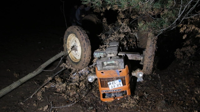 Uşak'ta feci traktör kazası: 2 ölü, 2 yaralı