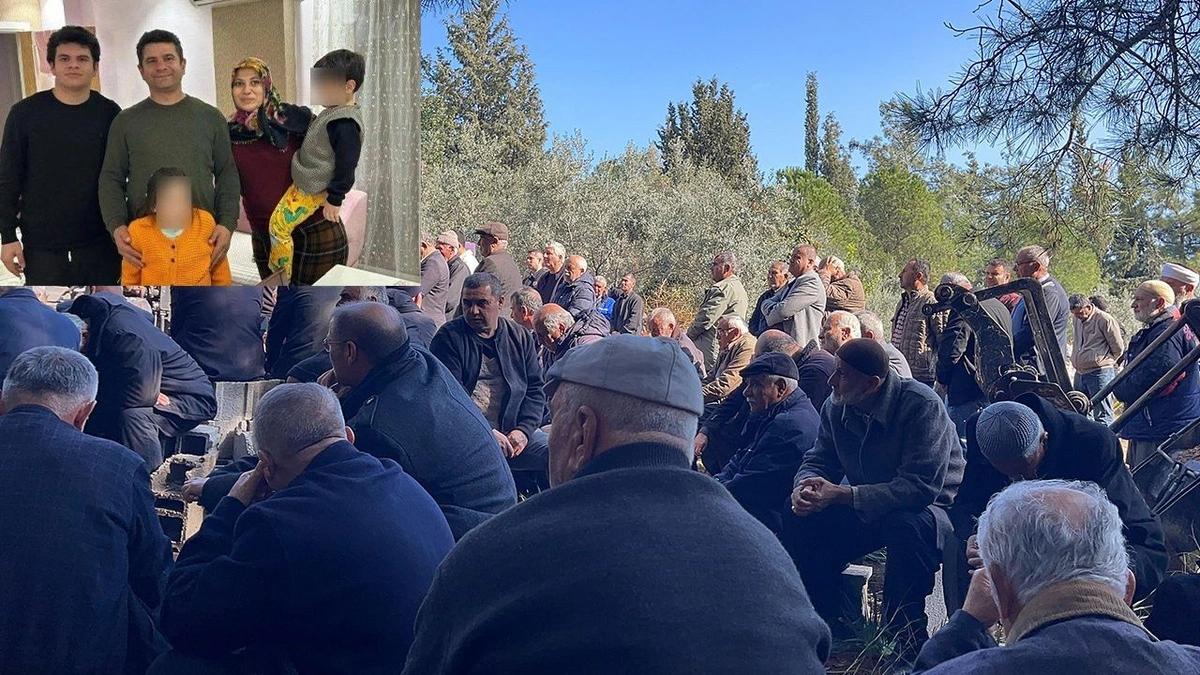 Polis memuru damadın katlettiği 5 kişi toprağa verildi