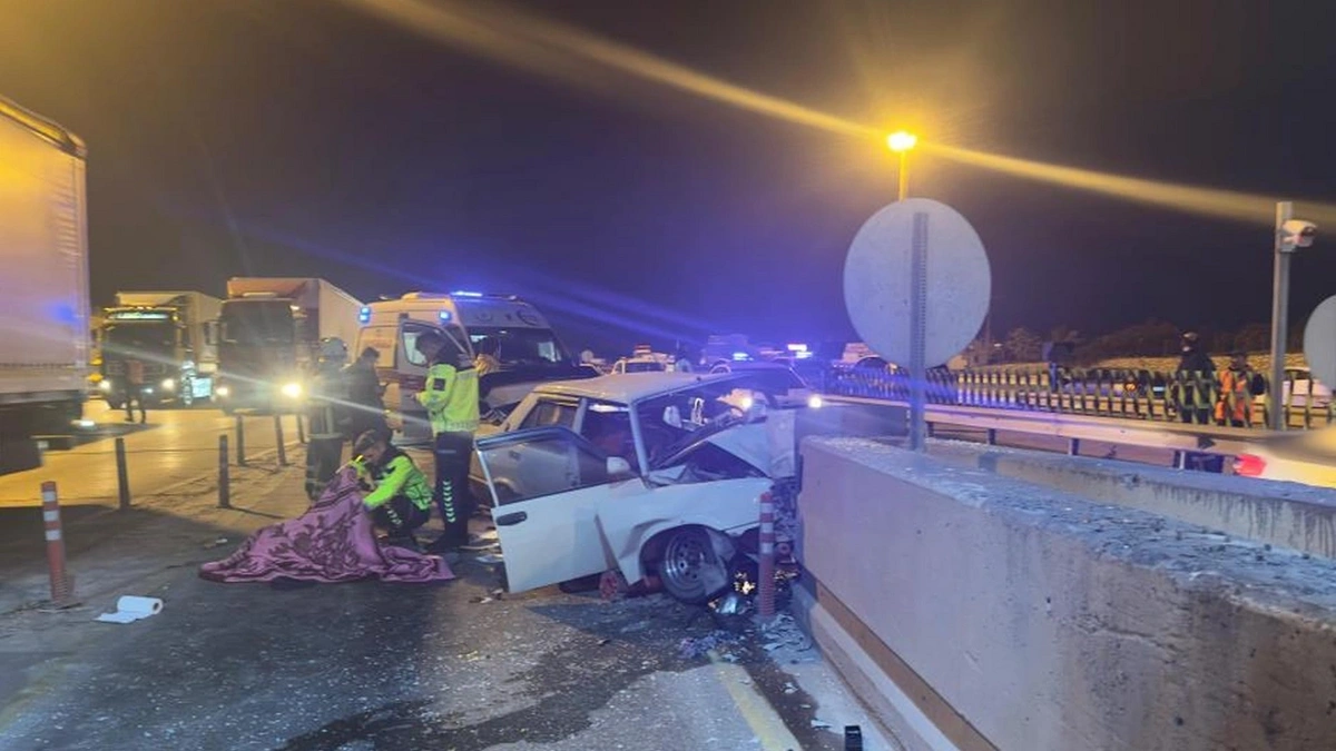 Mersin'de Feci Kaza: 2 ölü, 5 yaralı