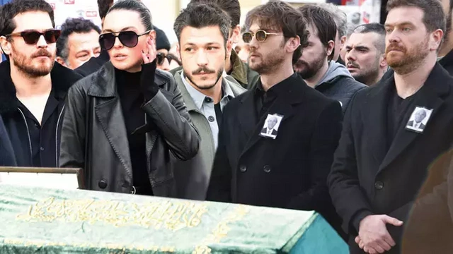 Aras Bulut İynemli'den babasına son görev