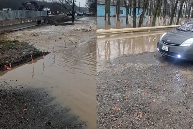 В Масаллинском районе сошел сель: на дороге ограничено движение?