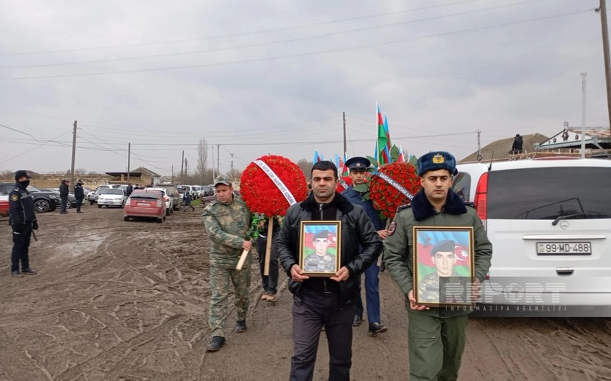 Salyanda Birinci Qarabağ müharibəsinin şəhidi Elşad Tağıyev dəfn edilib