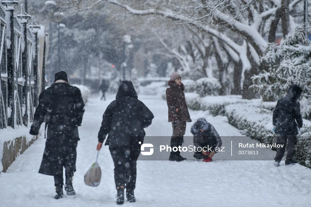 Sabah Bakıya qar yağacaq - 08.02.2025