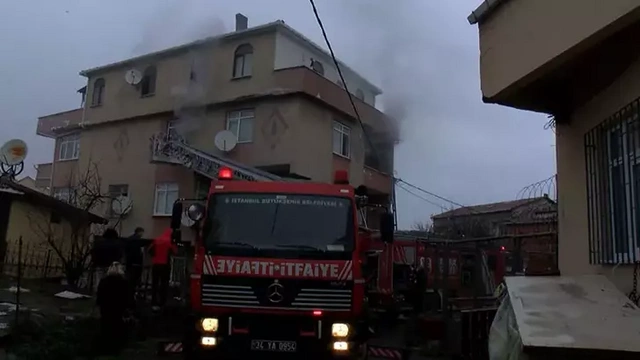 Ataşehir'de binada çıkan yangında bir kişi hayatını kaybetti