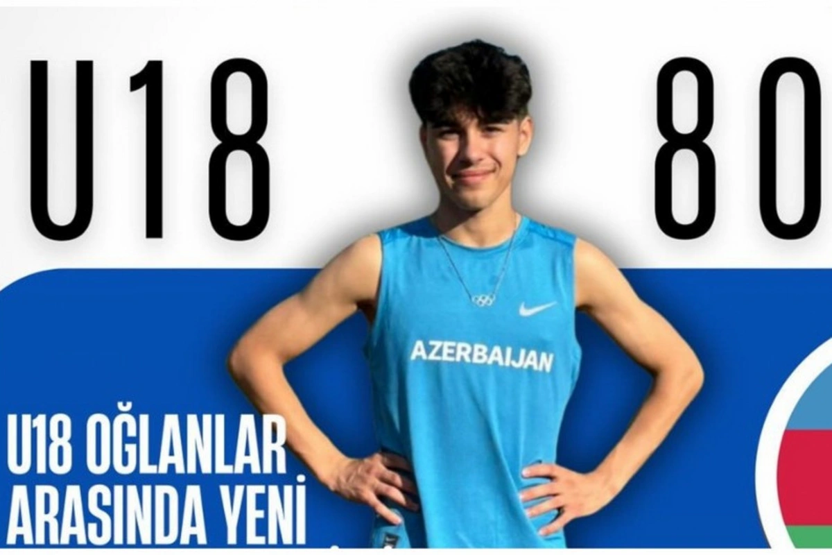 18 yaşlı azərbaycanlı atlet ölkə rekordunu təzələdi