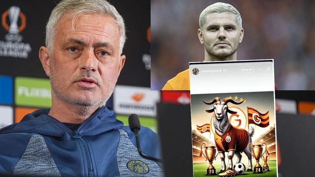 Icardi'den Mourinho'ya yanıt: Sosyal medyada GOAT paylaşımı