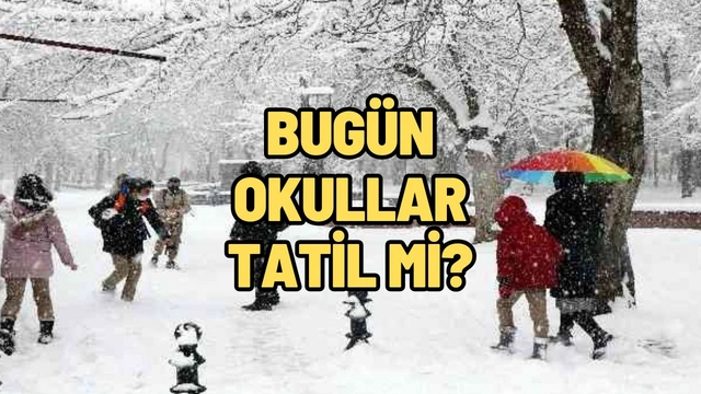 Bugün okullar tatil mi? Kar tatili verilen il ve ilçeler için valilik ve kaymakamlıktan açıklama