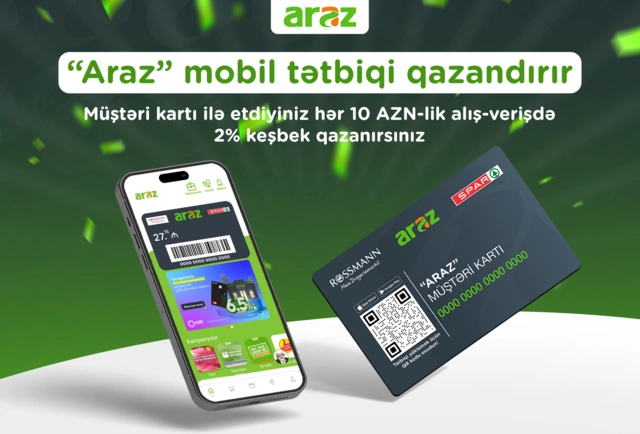 "Araz" mobil tətbiqi qazandırır