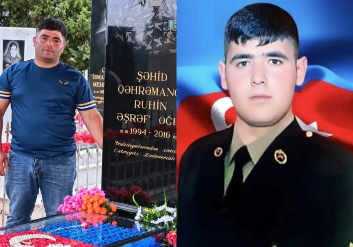 Cəbrayılda minaya düşənlər şəhid Ruhin Qəhrəmanovun ailə üzvləri imiş - Foto/Video