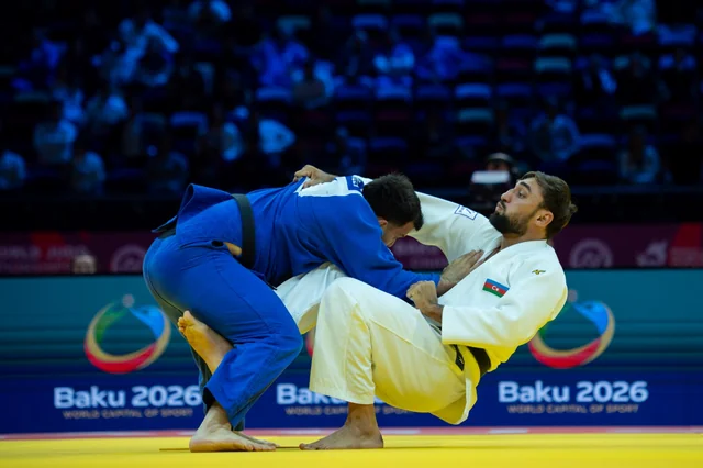 Cüdo üzrə dünya çempionatı: Azərbaycan millisi Yaponiyaya uduzaraq mübarizəni dayandırdı - Foto
