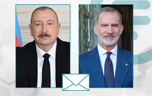 İlham Əliyev İspaniya Kralını təbrik edib