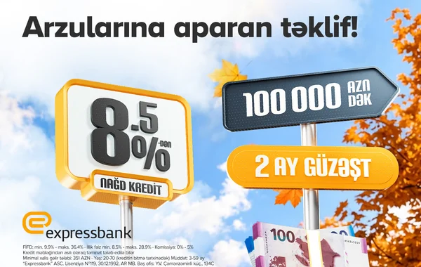Bu bank minimum 8.5%-lə kredit təklif edir