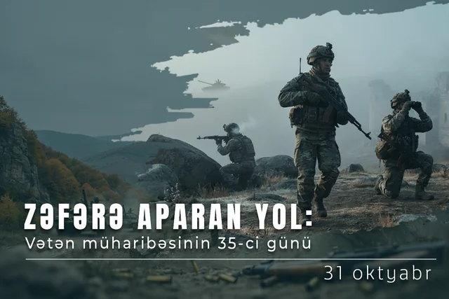 Vətən müharibəsinin 35-ci günü: Düşmənin kəşfiyyat-diversiya qrupu məhv edilir - Video