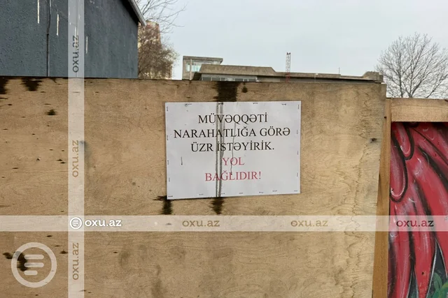 Yeni Yasamal sakinləri çətin vəziyyətdə: Məktəbə və bağçaya gedən yol niyə bağlıdır? - Foto