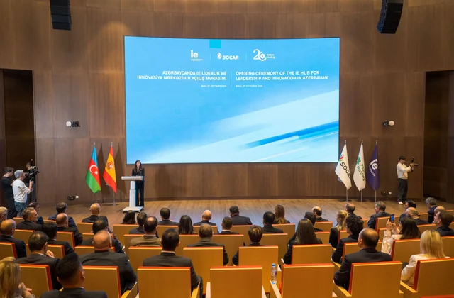 PAŞA Holding və SOCAR-ın dəstəyi ilə IE Universitetinin Liderlik və İnnovasiya Mərkəzi Azərbaycanda fəaliyyətə başlayır - Foto