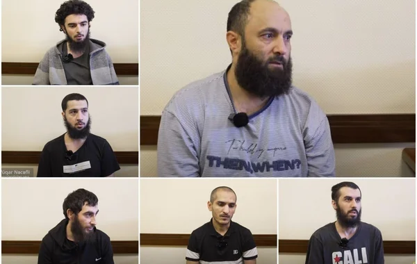 Terrorçuluğu maliyyələşdirmədə təqsirləndirilən dəstə üzvlərinə hökm oxundu - Video