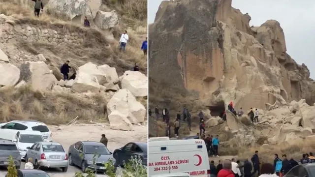 Türkiyədə məşhur bölgədə qaya uçqunu: Ölənlər var - Foto/Video