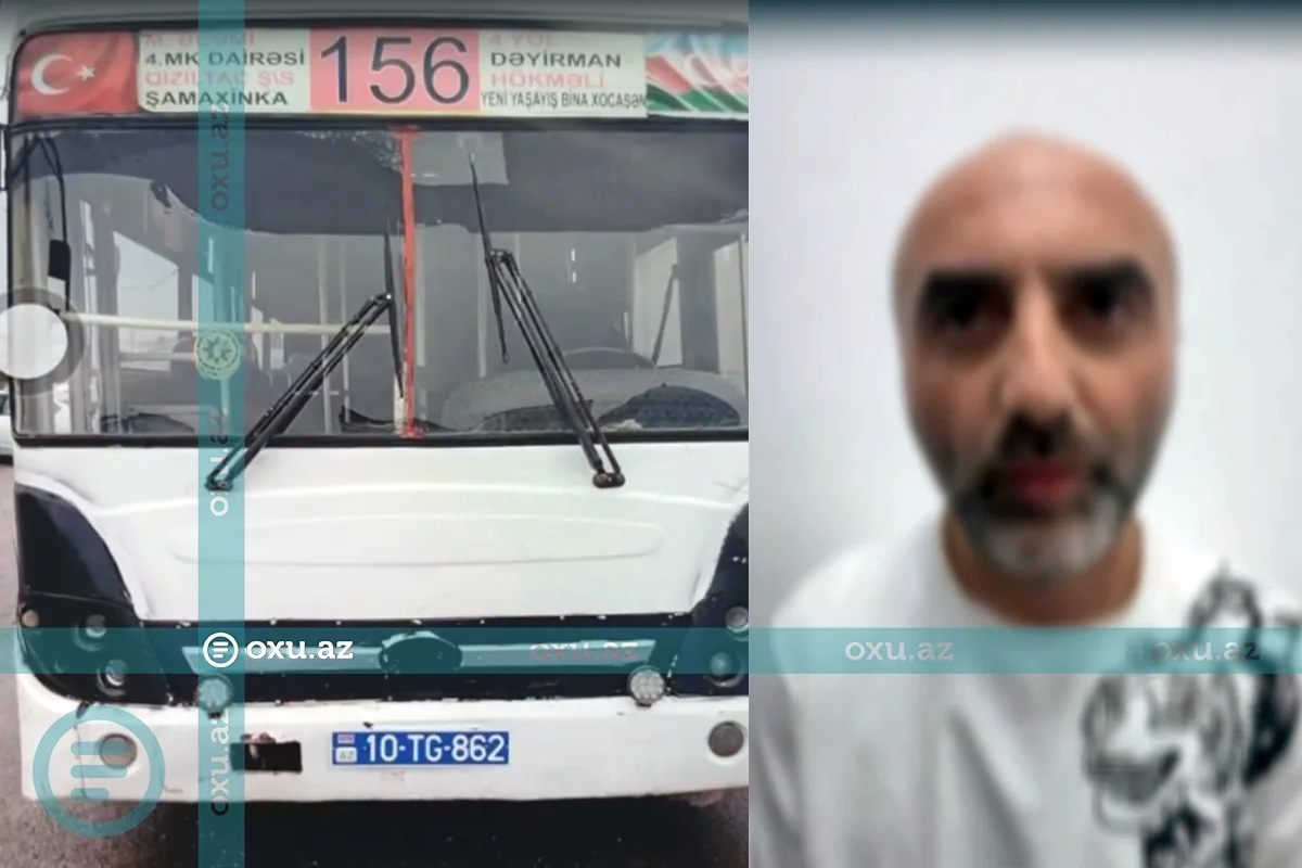 Sürücüsü narkotik aludəçisi olan avtobus marşrutuna dair yeni xəbər - Video