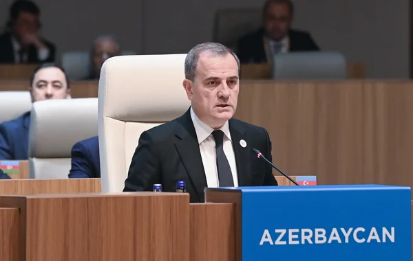 Ceyhun Bayramov TDT Dövlət Başçıları Şurasının 13-cü Zirvə görüşündə çıxış edib - Foto/Video