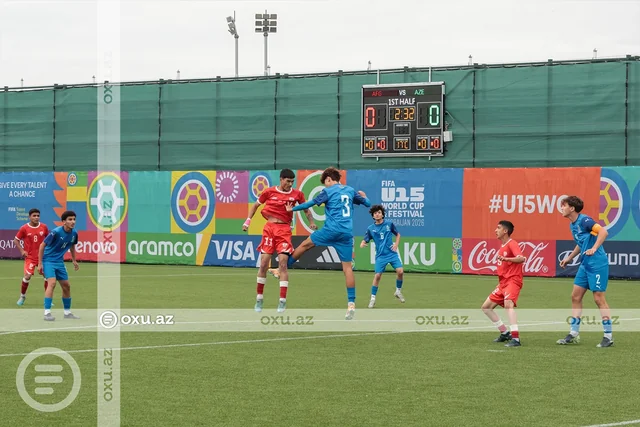 Сборная Азербайджана проиграла последний матч на FIFA U-15 - Фото