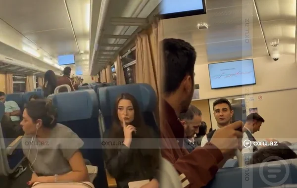 Bakı-Xırdalan qatarlarının hərəkəti bərpa edildi - Video
