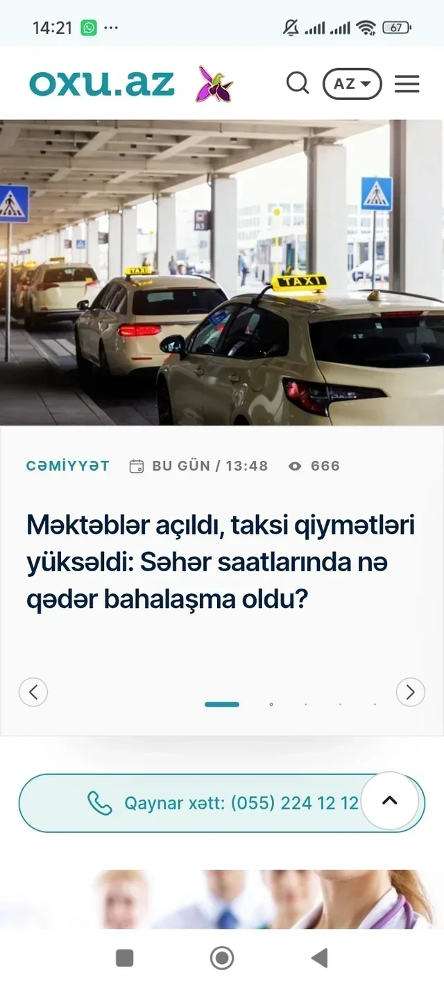 Probleminizi ictimailəşdirmək istəyirsiniz? - Oxu.Az-a bir mesaj yetər - Foto