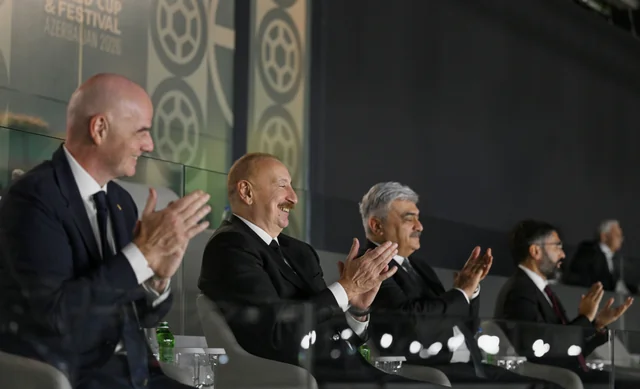 Prezident İlham Əliyev FIFA U-15 World Cup and Festivalın final matçını izləyib, mükafatlandırma mərasimində iştirak edib - Foto/Video