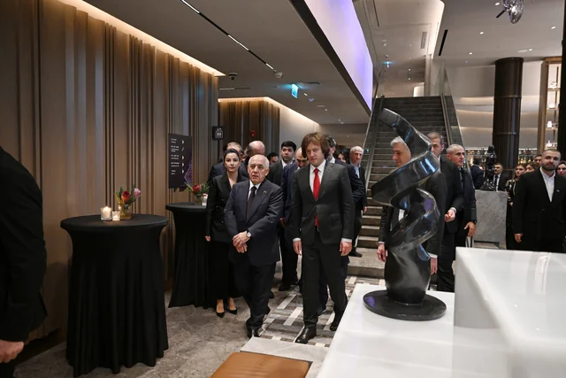 Əli Əsədov və İrakli Kobaxidze Gürcüstanda hotel açılışında iştirak ediblər - Foto