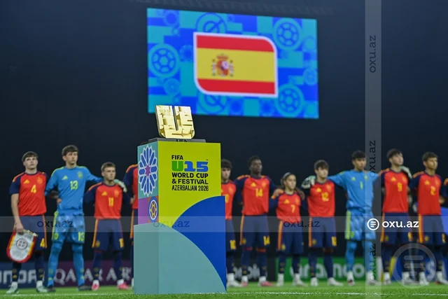 İspaniya millisi Bakıda keçirilən FIFA U-15 dünya çempionatının qalibi oldu - Foto