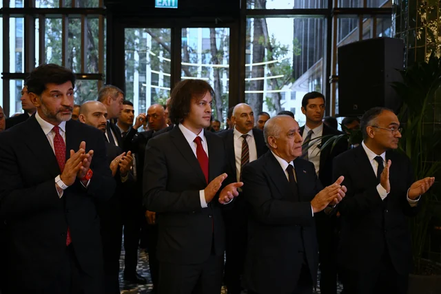Əli Əsədov və İrakli Kobaxidze Gürcüstanda hotel açılışında iştirak ediblər - Foto