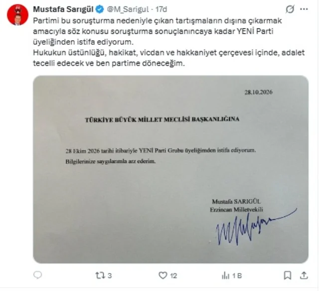 İntim videoları yayılan türkiyəli deputat istefa verdi - Foto