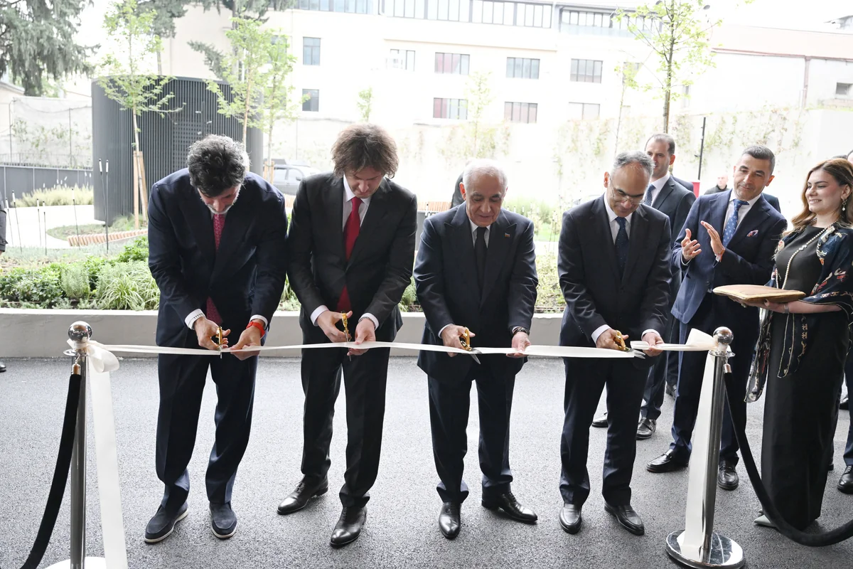 Əli Əsədov və İrakli Kobaxidze Gürcüstanda hotel açılışında iştirak ediblər - Foto