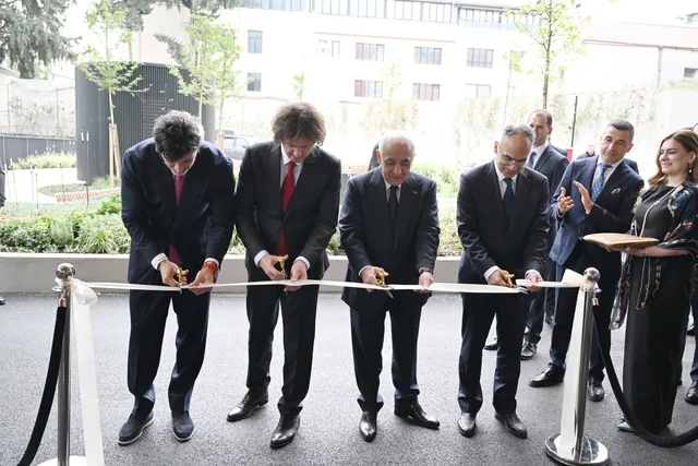 Əli Əsədov və İrakli Kobaxidze Gürcüstanda hotel açılışında iştirak ediblər - Foto