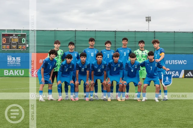 Сборная Азербайджана проиграла последний матч на FIFA U-15 - Фото