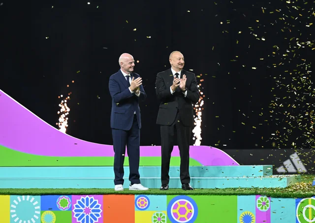 Prezident İlham Əliyev FIFA U-15 World Cup and Festivalın final matçını izləyib, mükafatlandırma mərasimində iştirak edib - Foto/Video