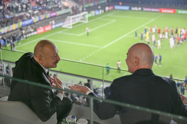 Prezident İlham Əliyev FIFA U-15 World Cup and Festivalın final matçını izləyib, mükafatlandırma mərasimində iştirak edib - Foto/Video