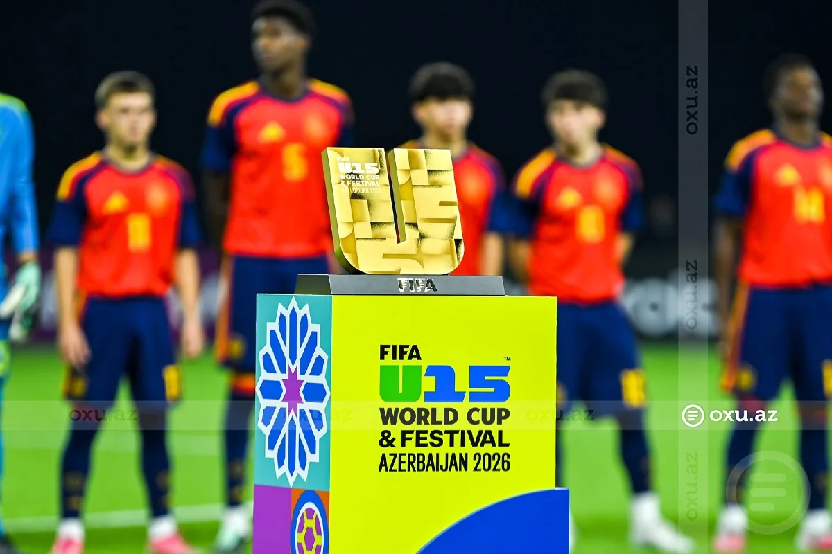 İspaniya millisi Bakıda keçirilən FIFA U-15 dünya çempionatının qalibi oldu - Foto