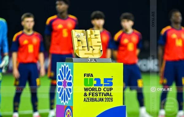 Сборная Испании стала победителем чемпионата мира FIFA U-15 в Баку - Фото